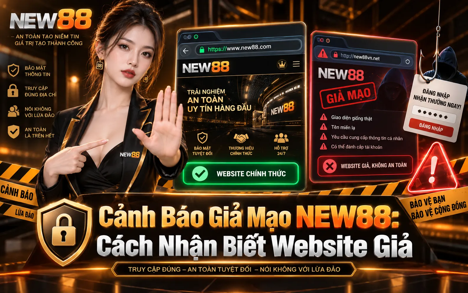 Cảnh Báo Giả Mạo NEW88